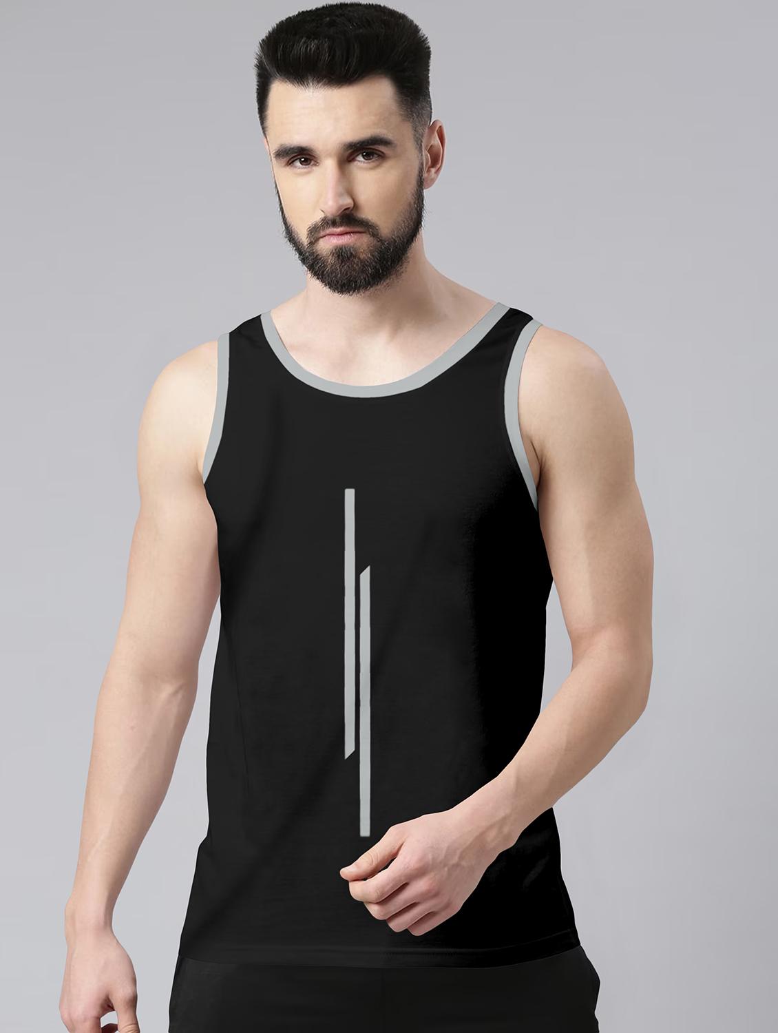 man solid sleeveless vest - 20742479 - Zoom Image - 0