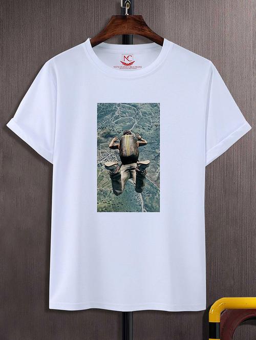 unisex graphic printed regular t-shirt - 20742548 - Standard Image - 0