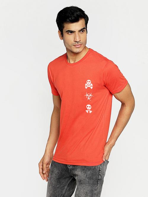 red cotton t-shirt - 20753675 - Standard Image - 0