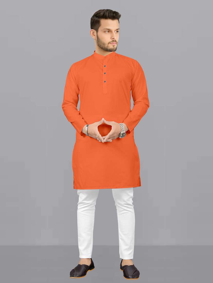 men pack of 2 solid kurta pyjama set - 20754914 -  Standard Image - 3