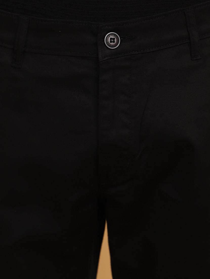 men black solids chinos casual trouser - 20755484 - Standard Image - 5