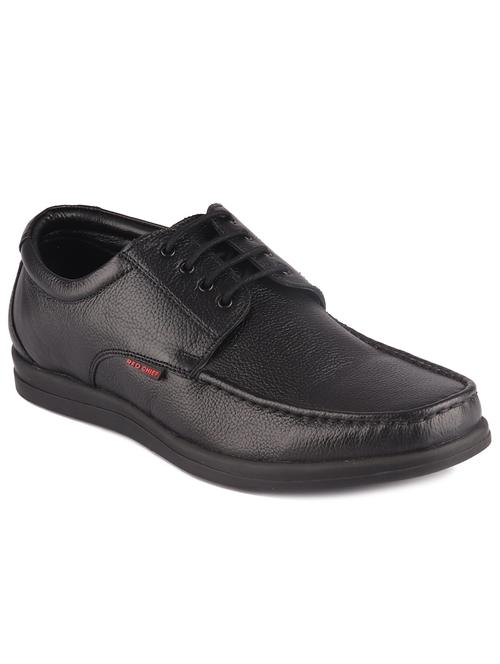 black leather laceup derbies - 20755997 - Standard Image - 0