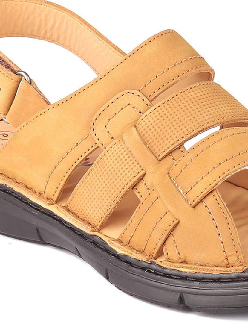 tan back strap sandal - 20756045 -  Standard Image - 3