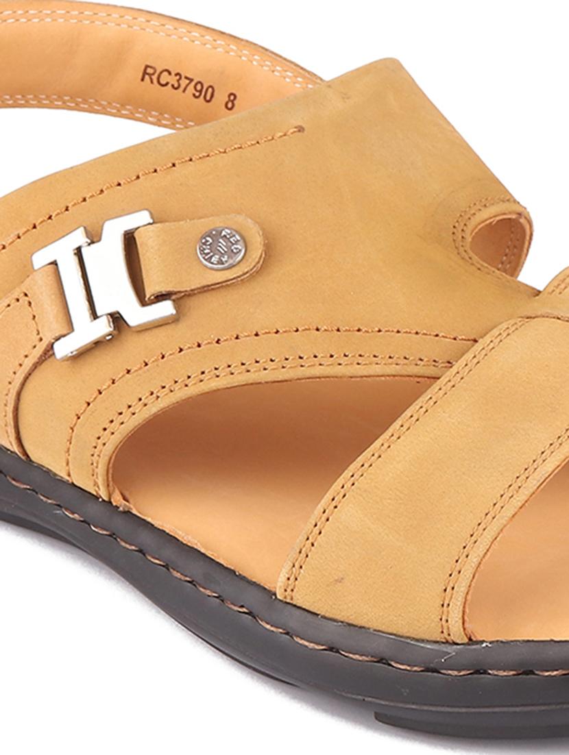 tan back strap sandal - 20756049 - Standard Image - 3