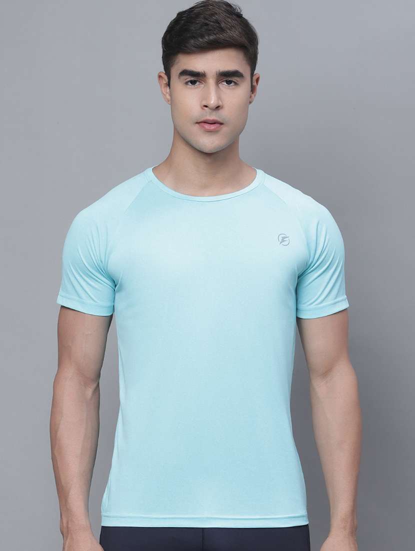 men solid short sleeves t-shirt - 20757322 -  Zoom Image - 0