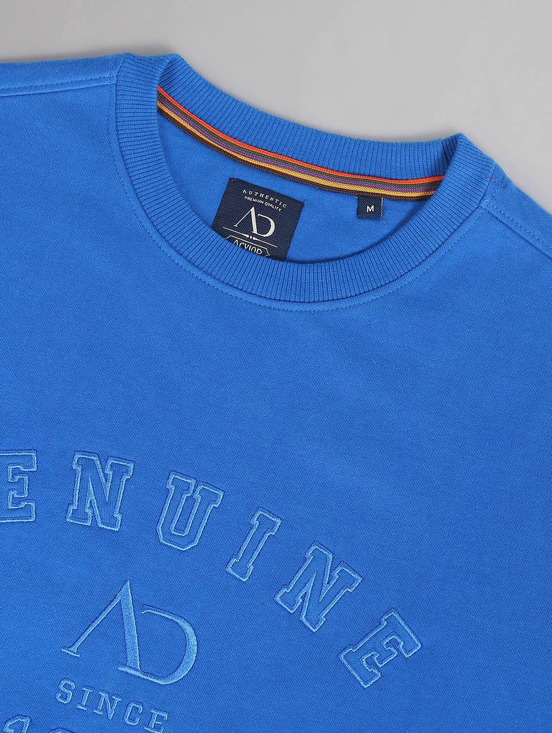 blue chest embroidered detailed sweatshirt - 20757476 - Standard Image - 3