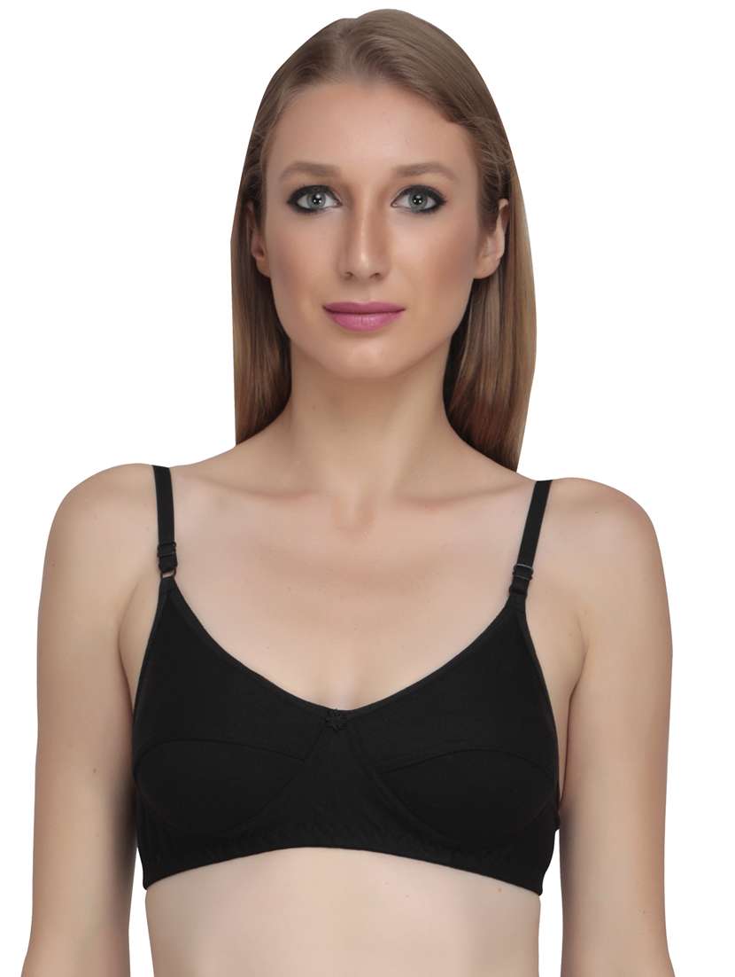 pack of 2 solid multi colored t-shirt bra - 20763870 -  Standard Image - 3