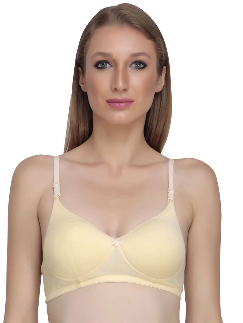 pack of 2 solid multi colored t-shirt bra - 20764021 -  Standard Image - 3
