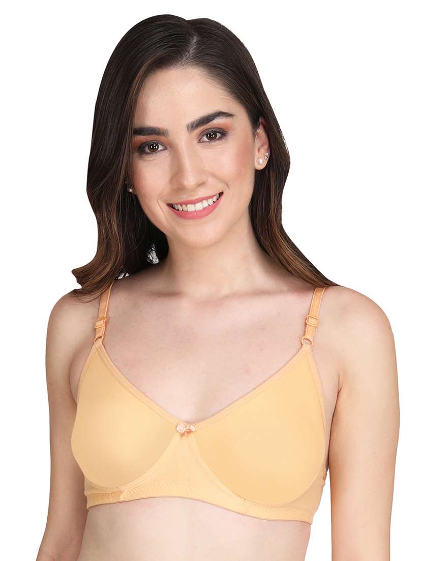 pack of 2 solid multi colored t-shirt bra - 20764039 -  Standard Image - 3