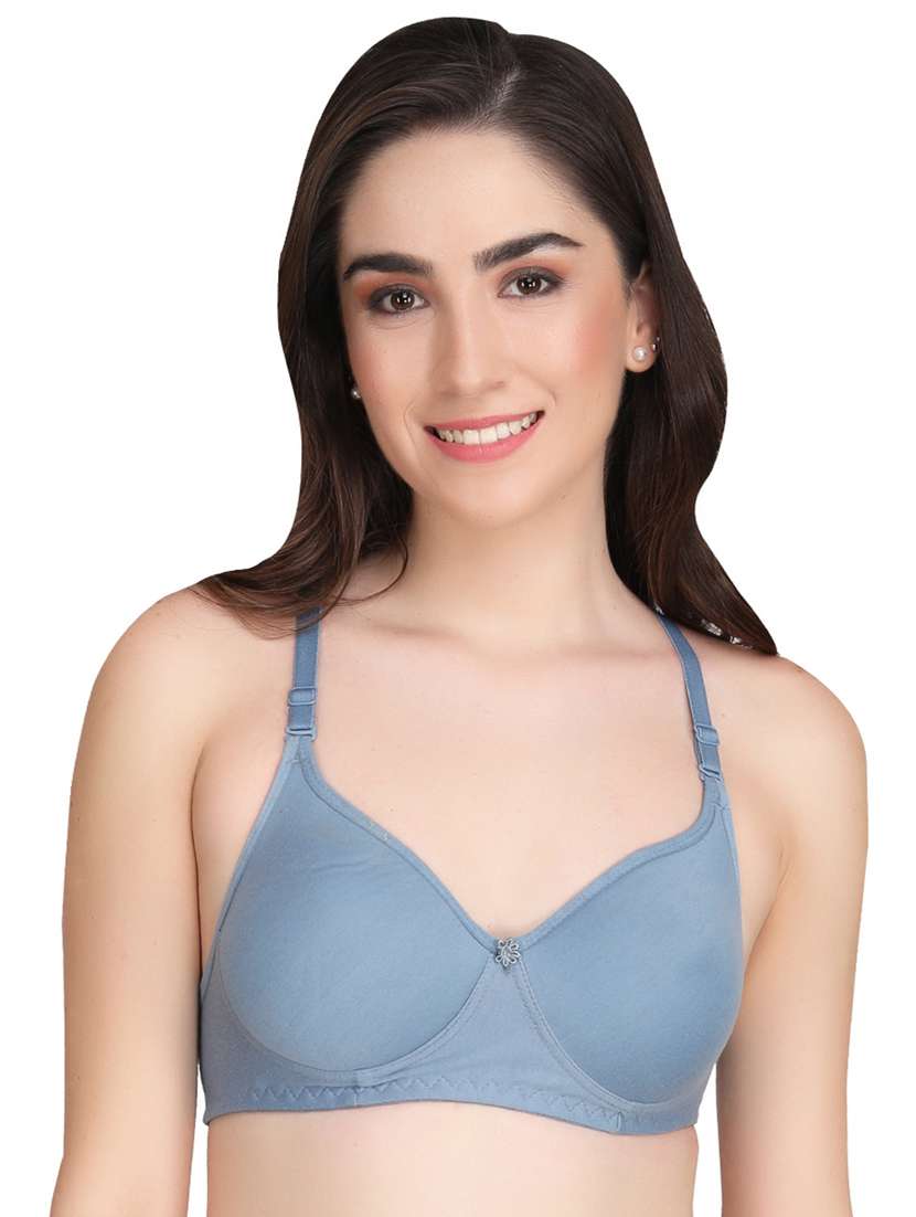 pack of 2 solid multi colored t-shirt bra - 20764044 -  Standard Image - 3