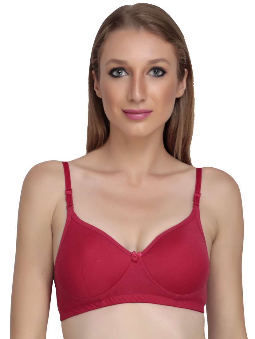 pack of 2 solid multi colored t-shirt bra - 20764054 -  Standard Image - 3