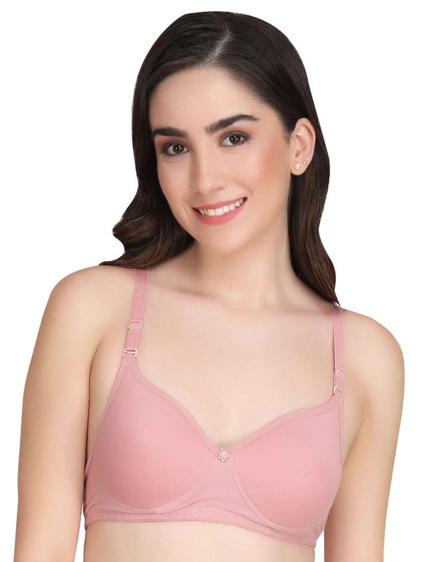 pack of 2 solid multi colored t-shirt bra - 20764059 -  Standard Image - 3