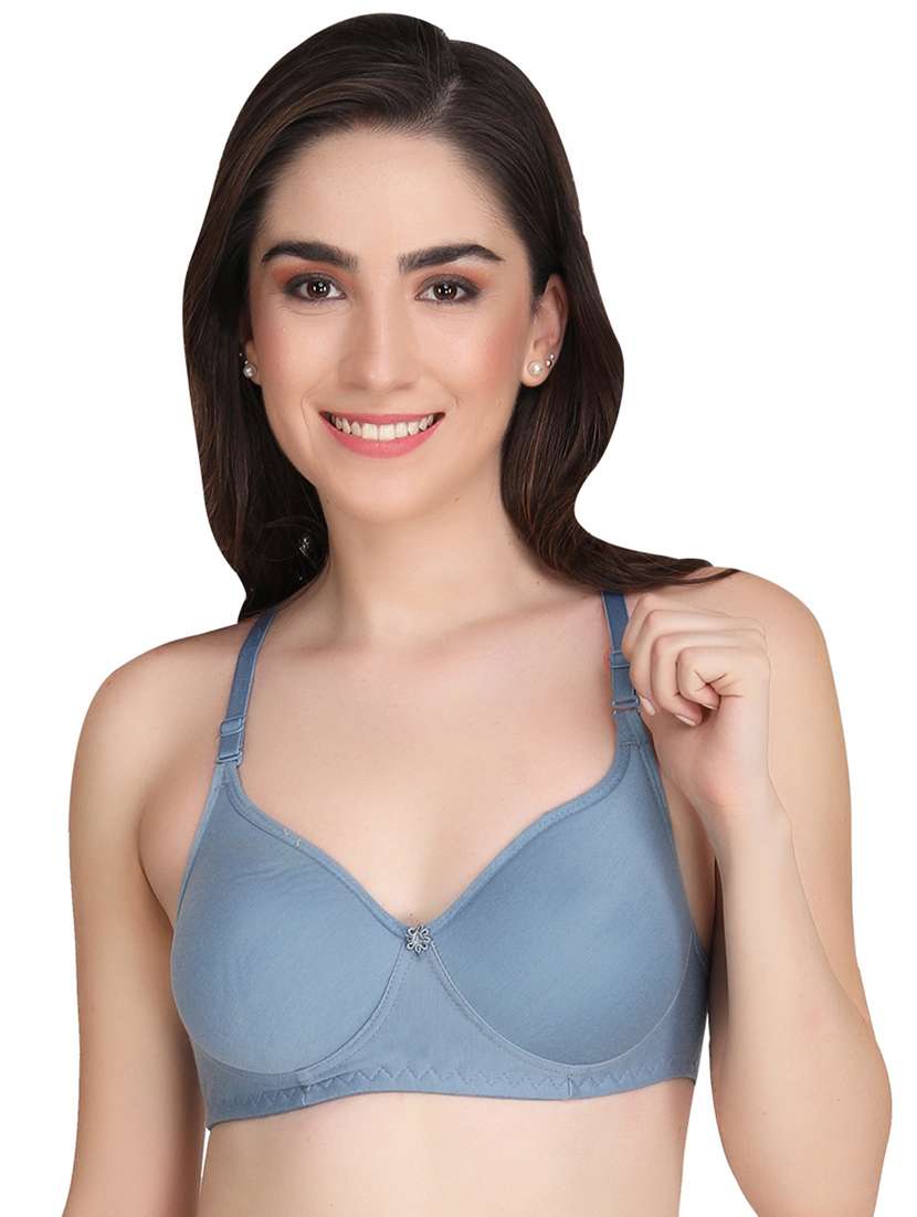 pack of 2 solid multi colored t-shirt bra - 20764073 -  Standard Image - 3