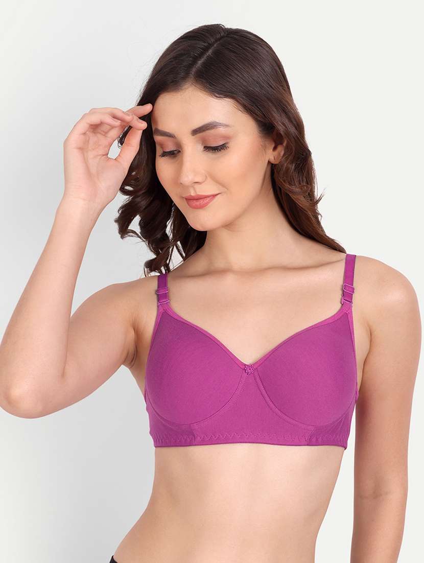 pack of 2 solid multi colored t-shirt bra - 20764084 - Standard Image - 3