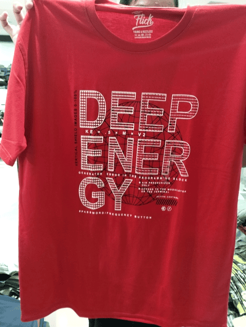 red cotton single jersey tshirt - 20764098 - Zoom Image - 0