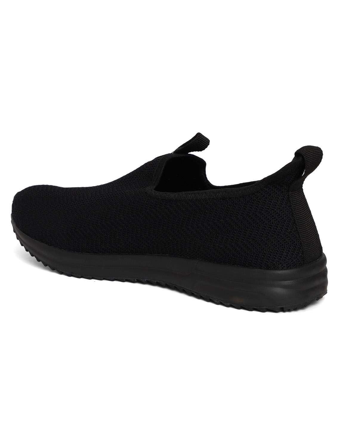 black walking  slip on sport shoe - 20764692 -  Standard Image - 3