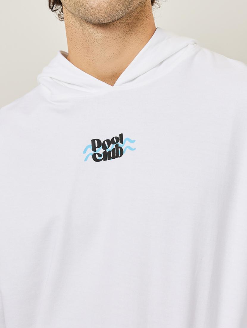 white cotton back print sweatshirt - 20767324 - Standard Image - 5