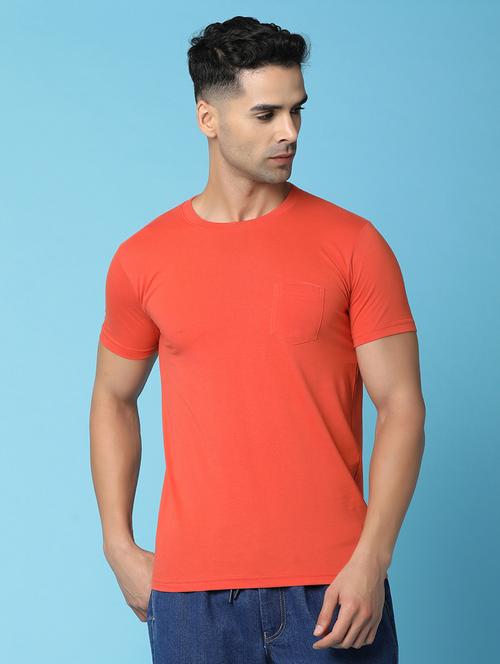men round neck solid t-shirt - 20767458 - Standard Image - 0
