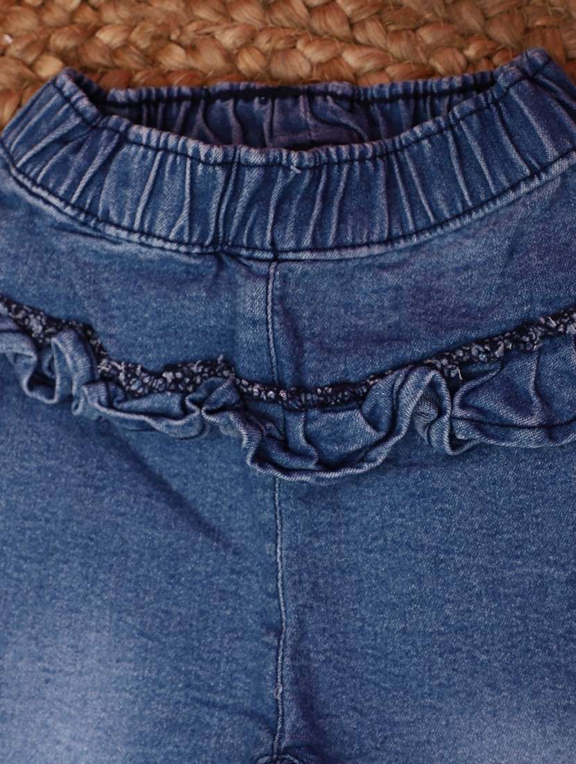 blue embroidered detailed denim jeans - 20767534 -  Standard Image - 3