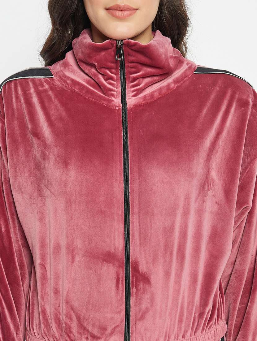 pink velvet pyjama nightwear set - 20767840 -  Standard Image - 5