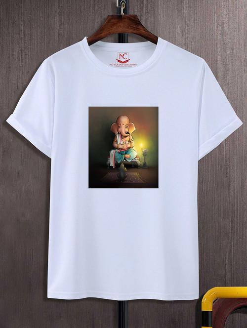 unisex graphic printed round neck tshirt - 20768567 -  Standard Image - 0