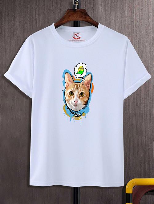 unisex graphic printed round neck tshirt - 20768635 - Standard Image - 0