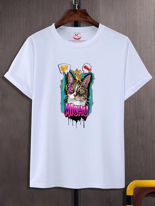 unisex graphic printed round neck tshirt - 20768637 - Standard Image - 0