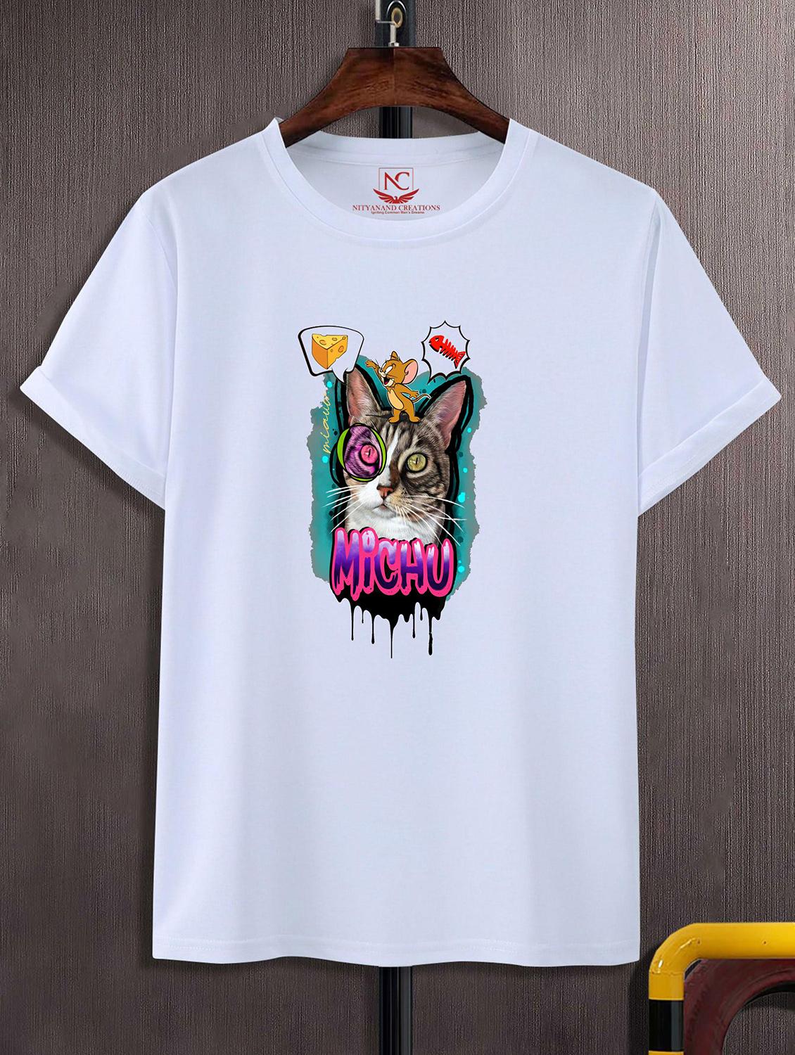 unisex graphic printed round neck tshirt - 20768637 - Zoom Image - 0