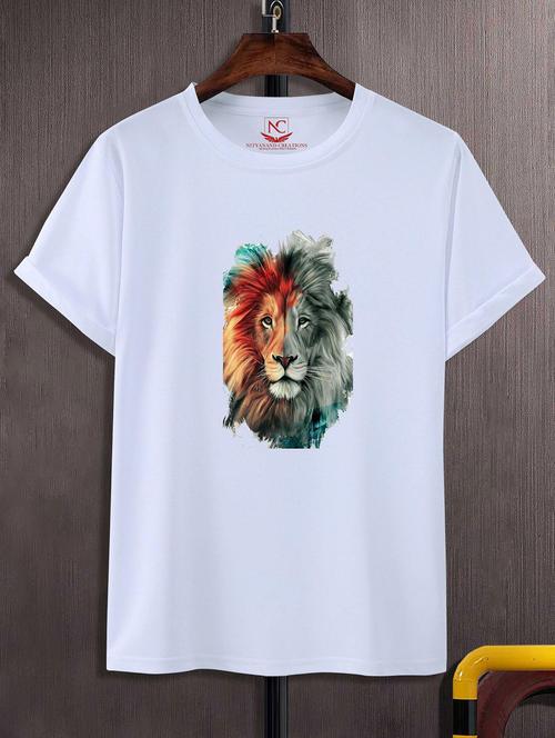 unisex graphic printed round neck tshirt - 20768649 -  Standard Image - 0