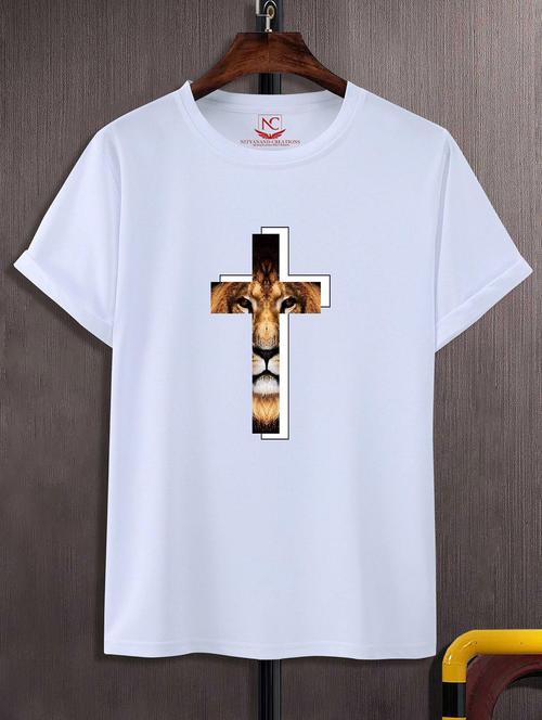 unisex graphic printed round neck tshirt - 20768651 - Standard Image - 0