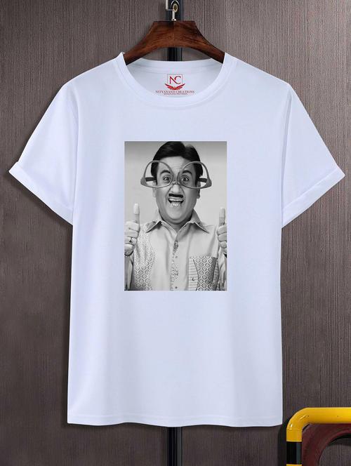 unisex graphic printed round neck tshirt - 20768681 - Standard Image - 0