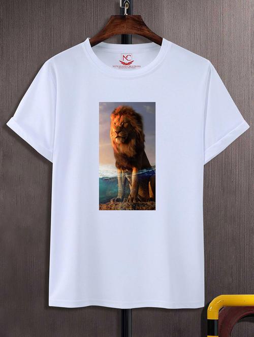 unisex graphic printed round neck tshirt - 20768795 -  Standard Image - 0