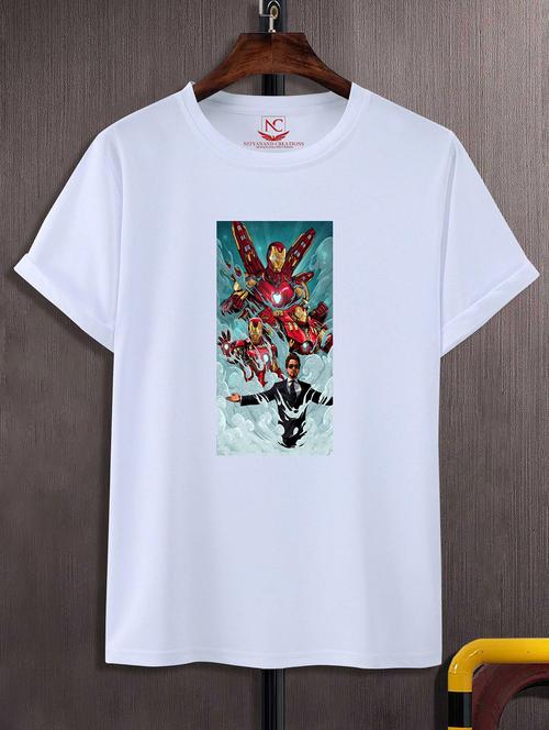 unisex graphic printed round neck tshirt - 20768833 -  Standard Image - 0