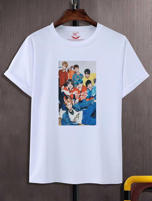 unisex graphic printed round neck tshirt - 20768845 - Standard Image - 0