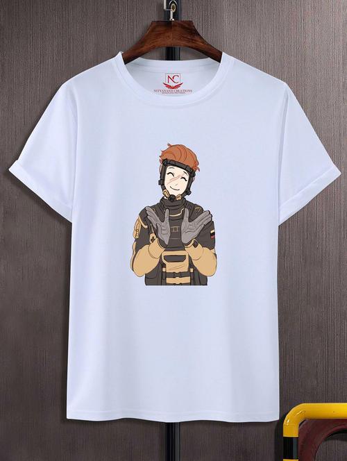 unisex graphic printed round neck tshirt - 20768909 - Standard Image - 0