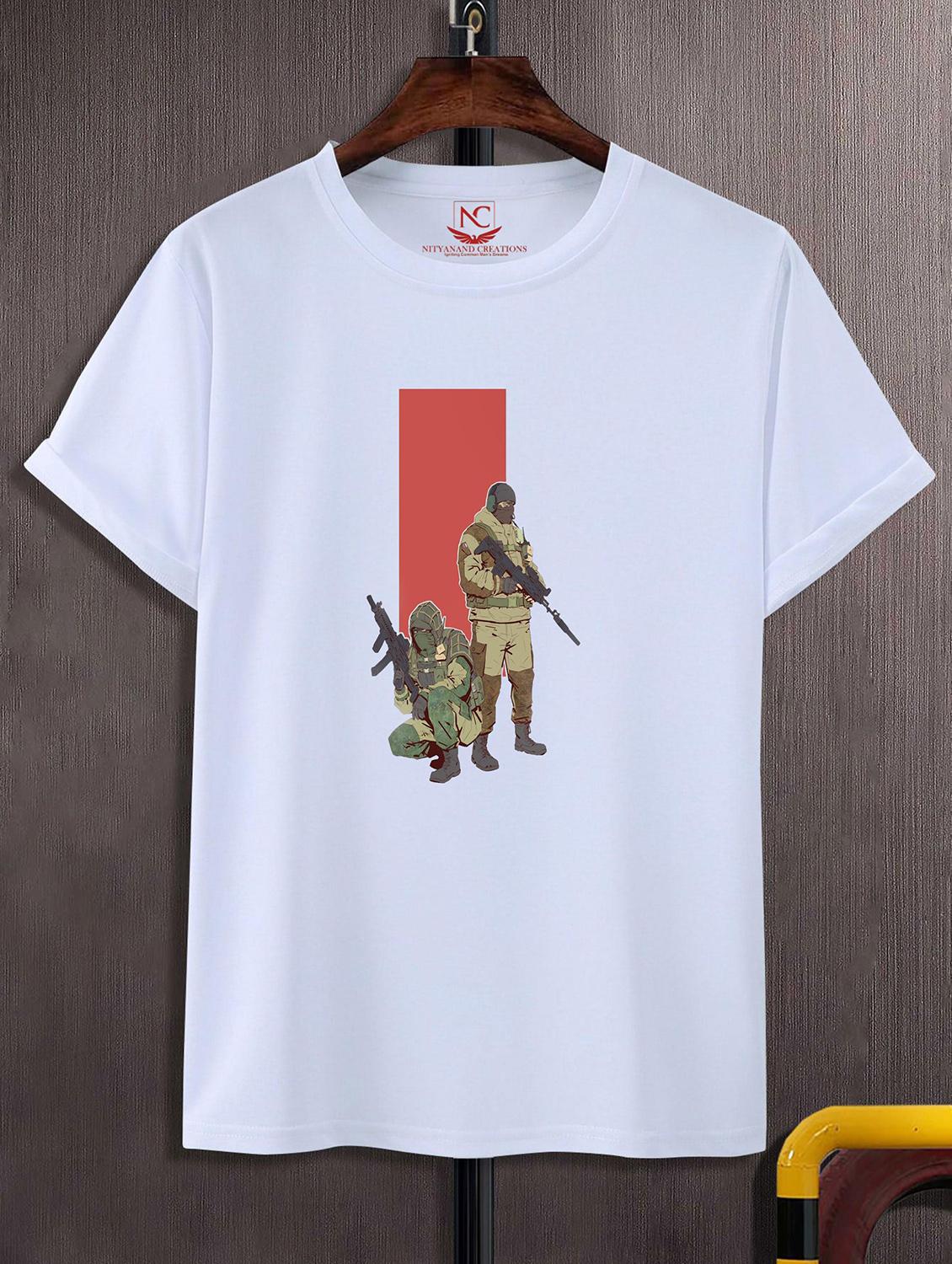 unisex graphic printed round neck tshirt - 20768910 - Zoom Image - 0