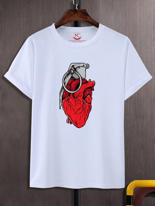 unisex graphic printed round neck tshirt - 20768924 - Standard Image - 0