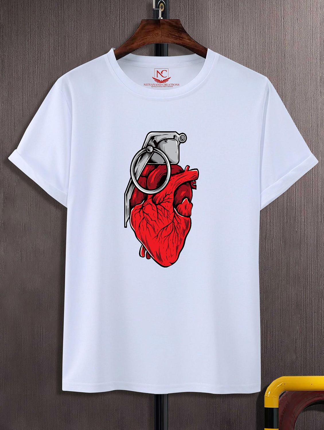 unisex graphic printed round neck tshirt - 20768924 - Zoom Image - 0