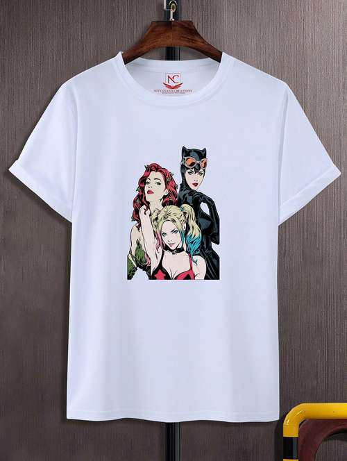 unisex graphic printed round neck tshirt - 20768937 -  Standard Image - 0