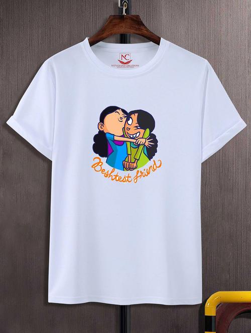 unisex graphic printed round neck tshirt - 20768942 - Standard Image - 0
