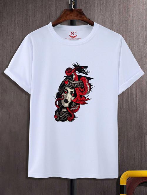 unisex graphic printed round neck tshirt - 20768962 -  Standard Image - 0