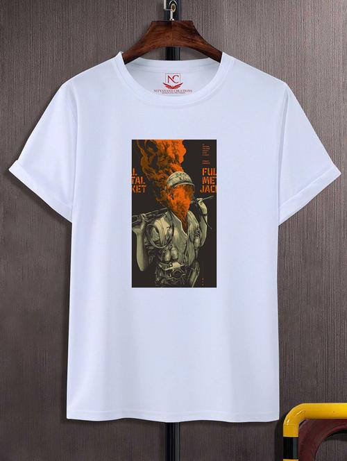 unisex graphic printed round neck tshirt - 20769023 -  Standard Image - 0