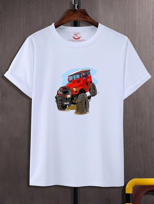 unisex graphic printed round neck tshirt - 20769025 -  Standard Image - 0