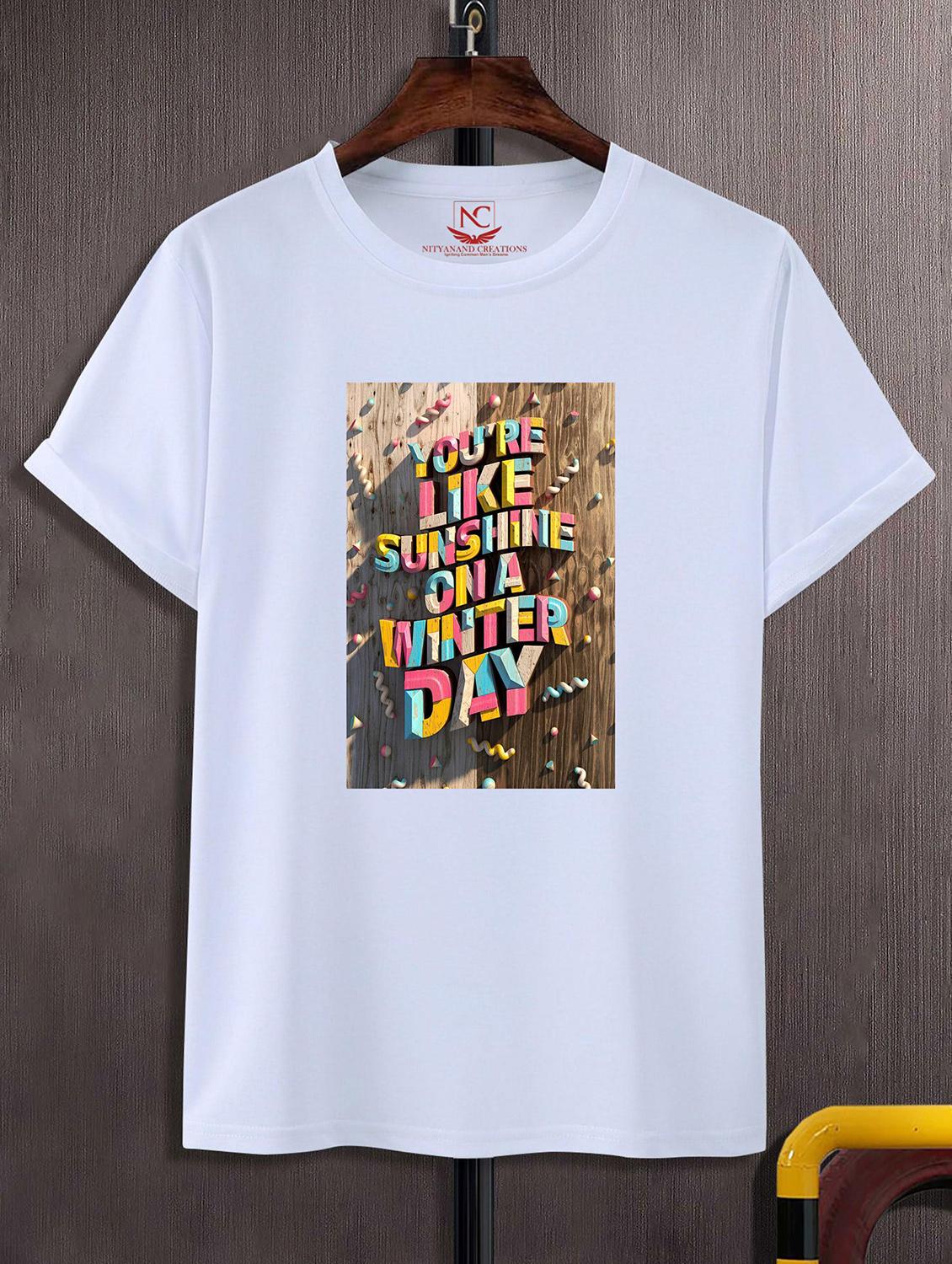 unisex graphic printed round neck tshirt - 20769065 - Zoom Image - 0