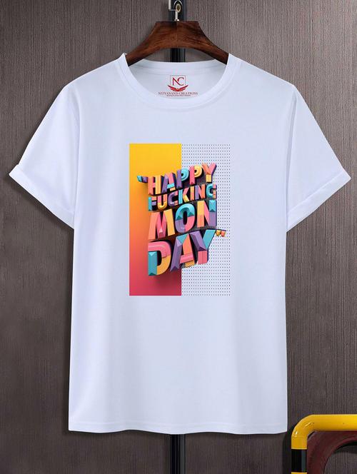 unisex graphic printed round neck tshirt - 20769066 -  Standard Image - 0