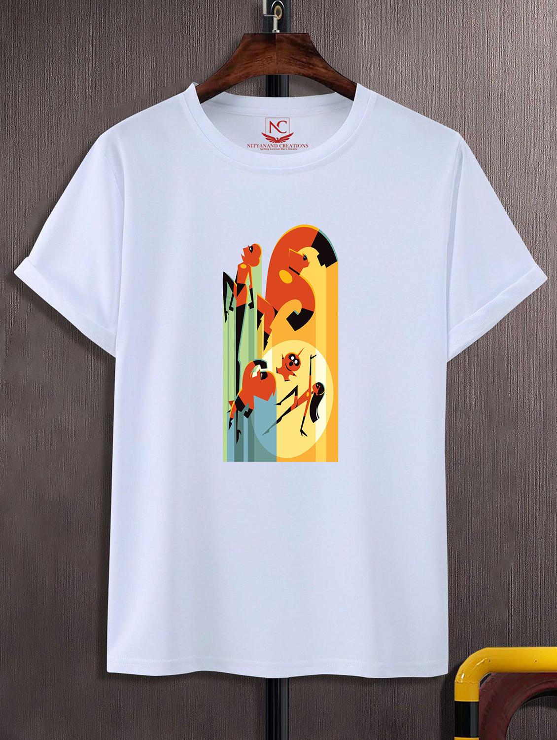 unisex graphic printed round neck tshirt - 20769078 - Zoom Image - 0