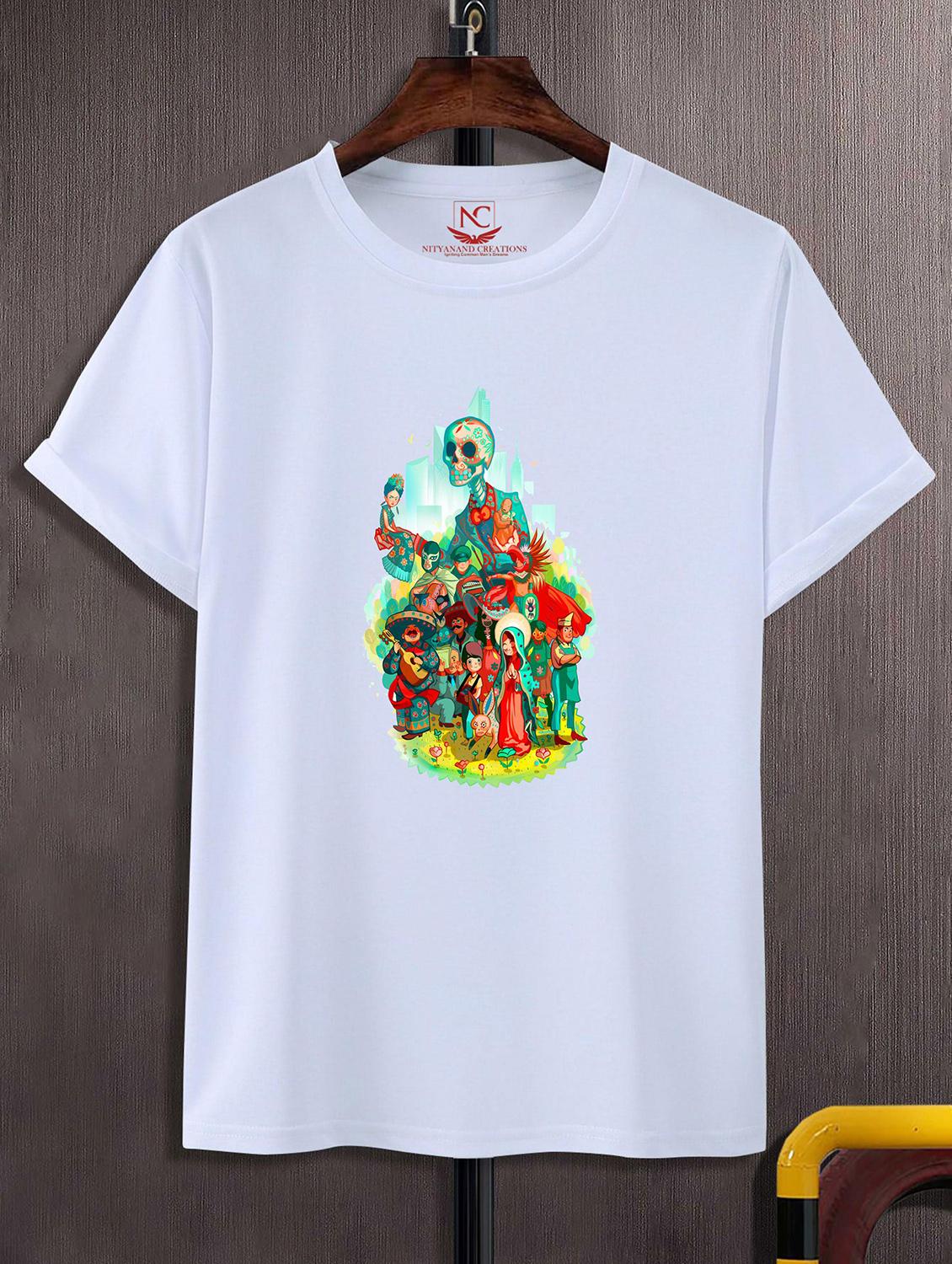 unisex graphic printed round neck tshirt - 20769096 - Zoom Image - 0