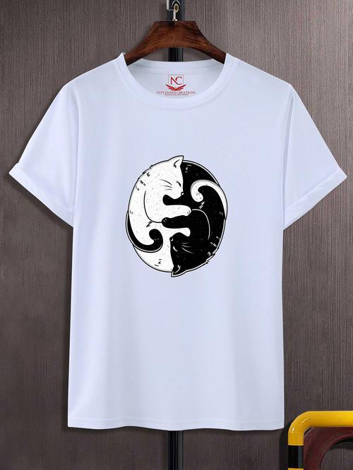 unisex graphic printed round neck tshirt - 20769138 - Standard Image - 0