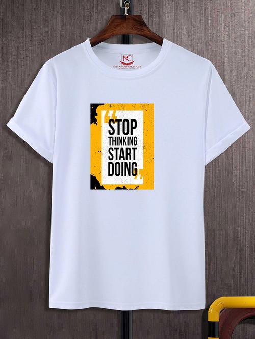 unisex graphic printed round neck tshirt - 20769157 - Standard Image - 0
