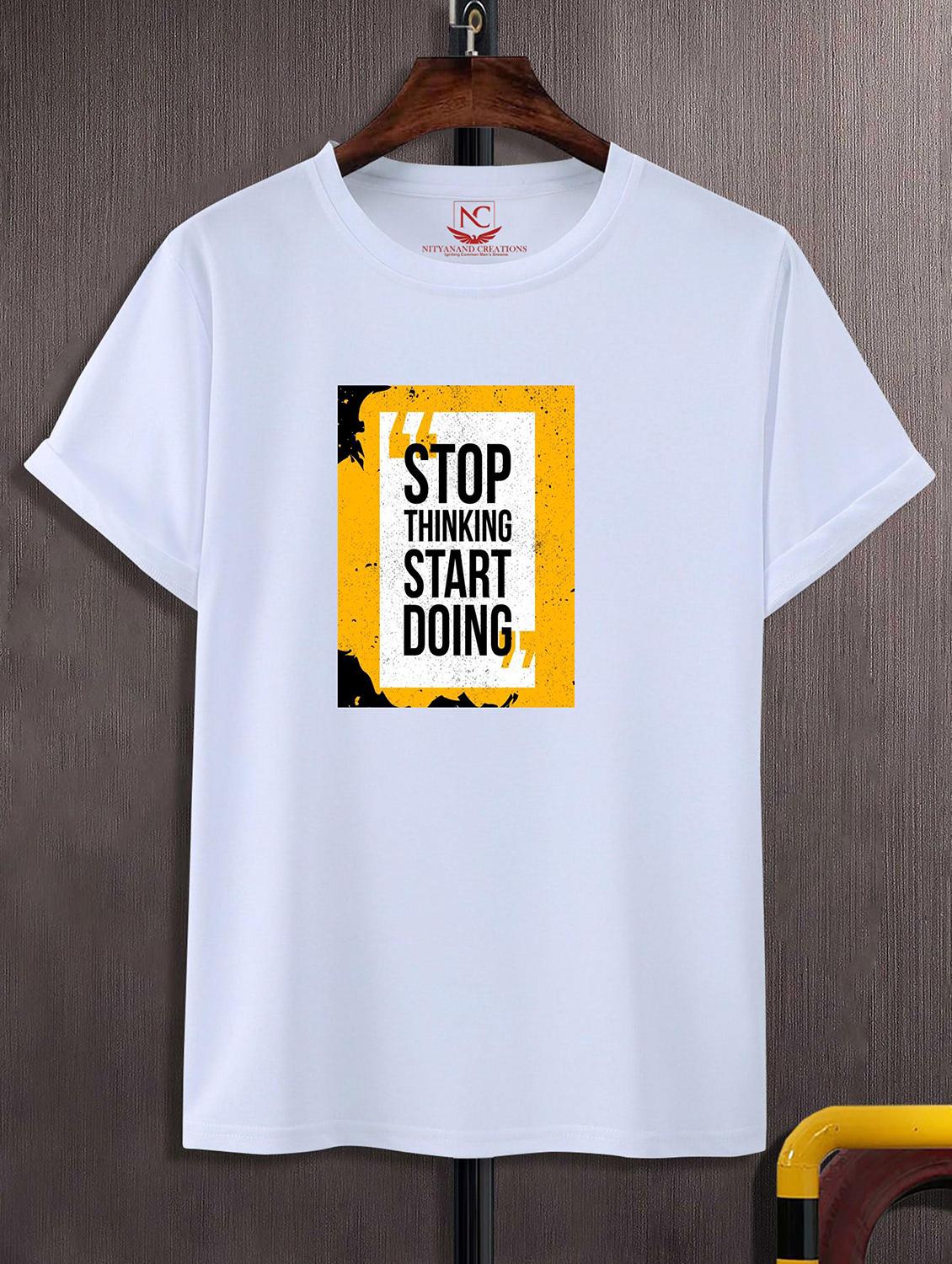 unisex graphic printed round neck tshirt - 20769157 - Zoom Image - 0